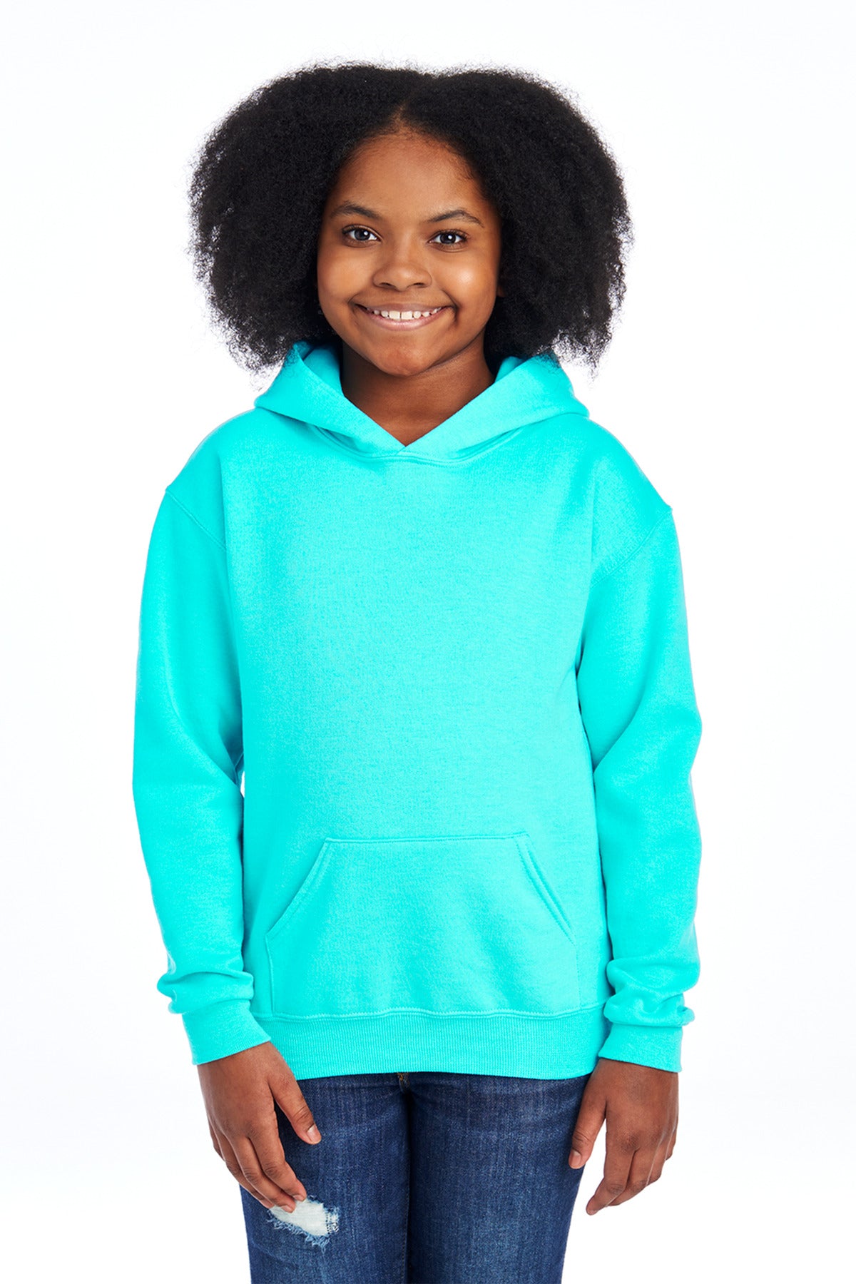 Jerzees® - Youth NuBlend® Pullover Hooded Sweatshirt.  996Y