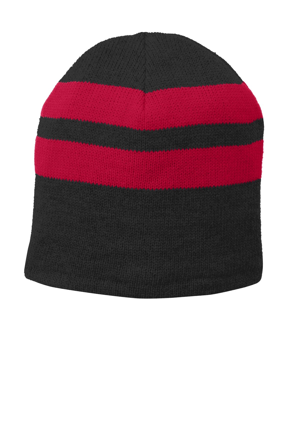 Port & Co™ Fleece-Lined Striped Beanie Cap. C922