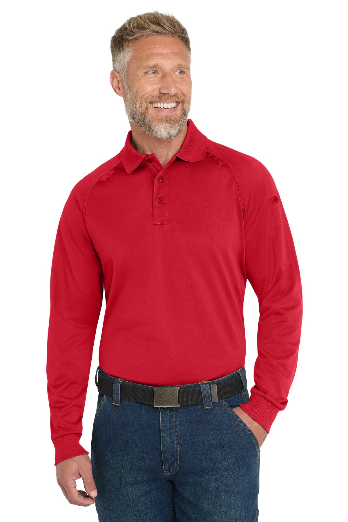 CornerStone® - Select Long Sleeve Snag-Proof Tactical Polo. CS410LS