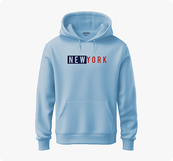 ADRO Men Print Regular Fit Hoodie For Men